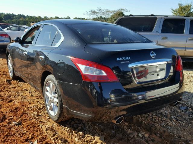 1N4AA5AP9BC831014 - 2011 NISSAN MAXIMA S BLACK photo 3