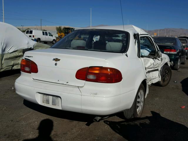 1Y1SK5285WZ409713 - 1998 CHEVROLET GEO PRIZM WHITE photo 4