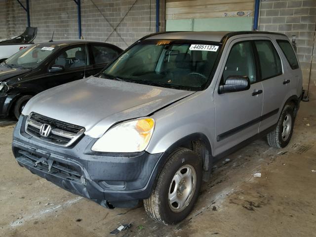 SHSRD78464U212185 - 2004 HONDA CR-V LX GRAY photo 2