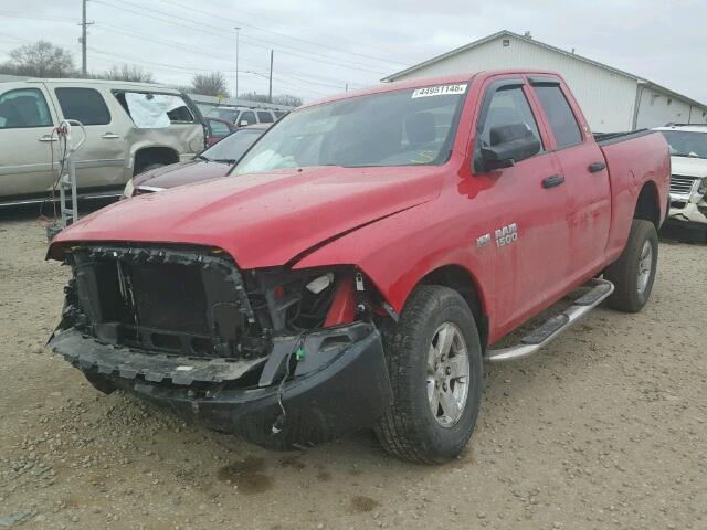 1C6RR7FT8DS569218 - 2013 RAM RAM TRUCK RED photo 2