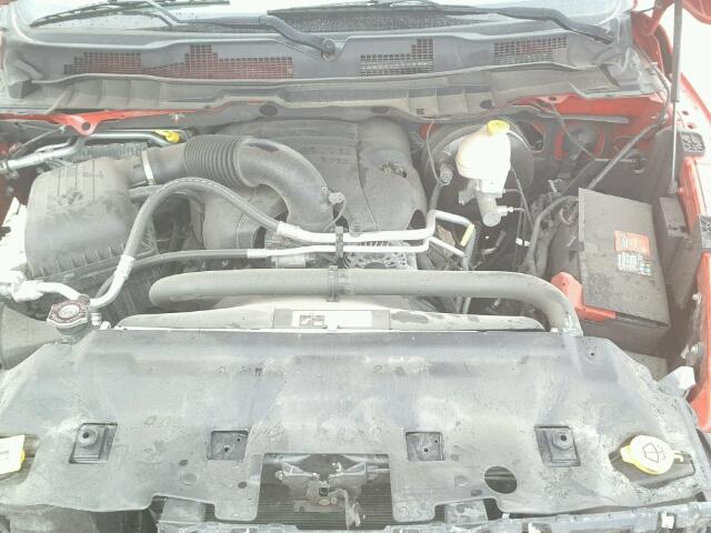 1C6RR7FT8DS569218 - 2013 RAM RAM TRUCK RED photo 7