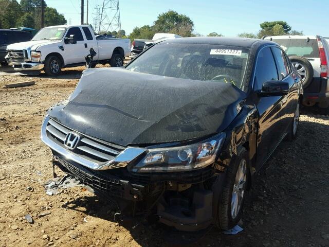 1HGCR2F85FA002570 - 2015 HONDA ACCORD EXL BLACK photo 2