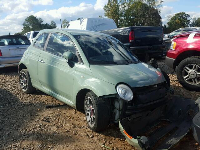 3C3CFFBR4CT115805 - 2012 FIAT 500 SPORT GREEN photo 1