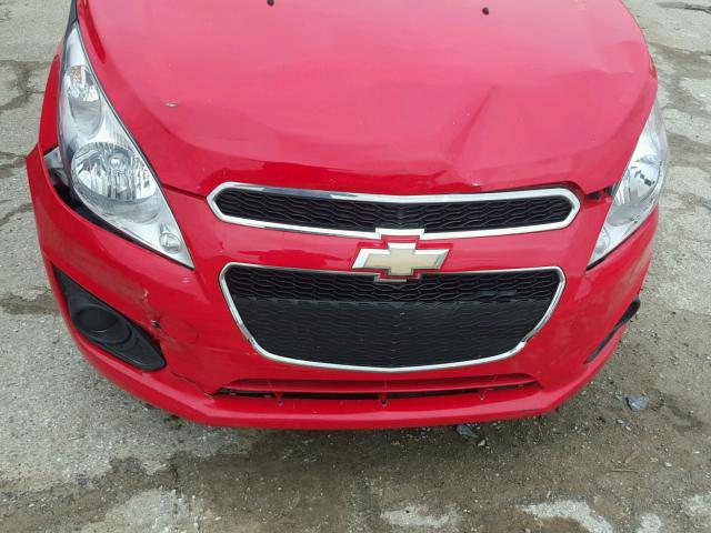 KL8CB6S90DC536532 - 2013 CHEVROLET SPARK LS RED photo 9