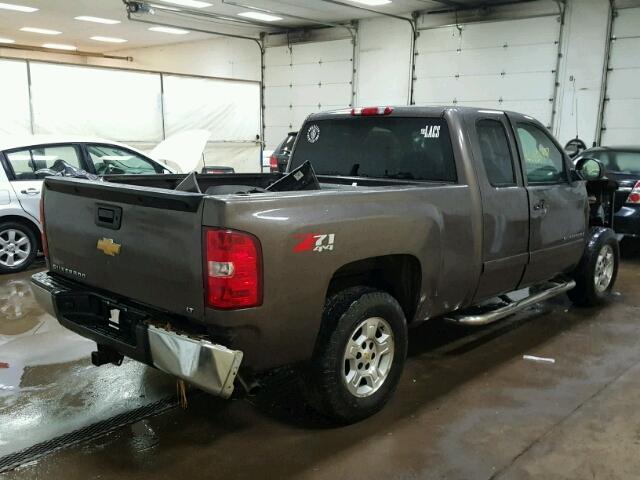 1GCEK19J38Z271255 - 2008 CHEVROLET SILVERADO BROWN photo 4