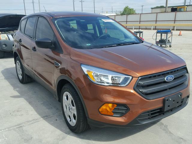 1FMCU0F79HUB79175 - 2017 FORD ESCAPE S ORANGE photo 1