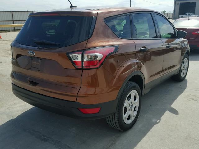 1FMCU0F79HUB79175 - 2017 FORD ESCAPE S ORANGE photo 4