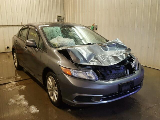 19XFB2F83CE008277 - 2012 HONDA CIVIC ნაცრისფერი ფოტო 1