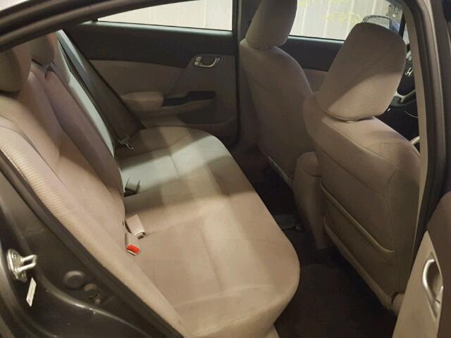 19XFB2F83CE008277 - 2012 HONDA CIVIC ნაცრისფერი ფოტო 6