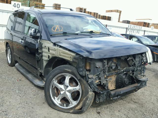 5N1AA08A34N729385 - 2004 NISSAN ARMADA SE BLACK photo 1