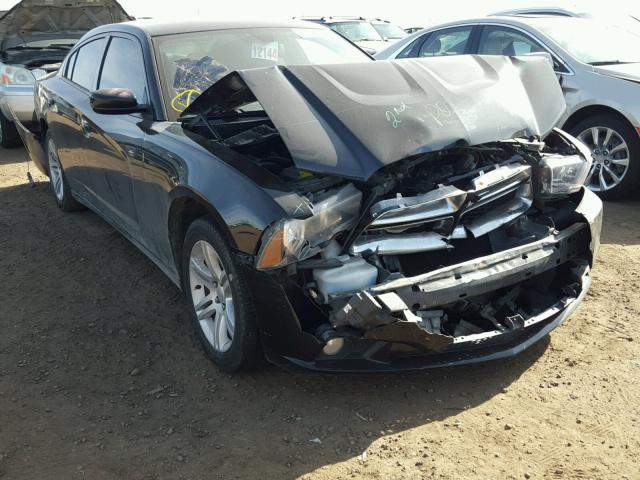 2B3CL3CG8BH525712 - 2011 DODGE CHARGER BLACK photo 1