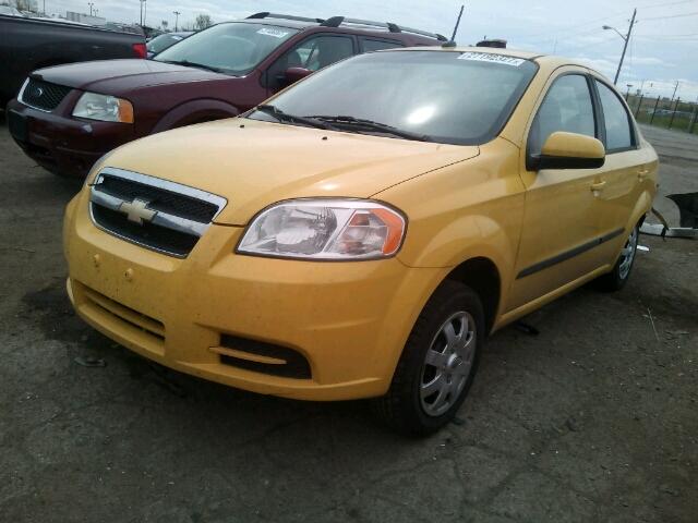 KL1TD5DE0BB175013 - 2011 CHEVROLET AVEO LS YELLOW photo 2