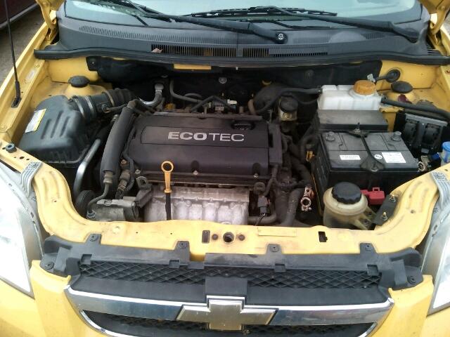 KL1TD5DE0BB175013 - 2011 CHEVROLET AVEO LS YELLOW photo 7