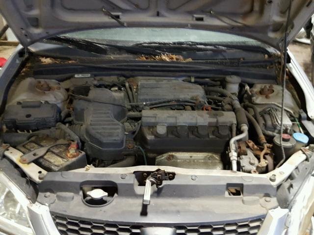 1HGEM22944L053470 - 2004 HONDA CIVIC EX SILVER photo 7