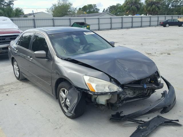 1HGCM66866A007556 - 2006 HONDA ACCORD EX GRAY photo 1