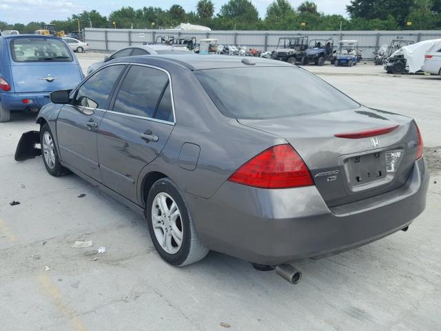 1HGCM66866A007556 - 2006 HONDA ACCORD EX 灰色 照片 3