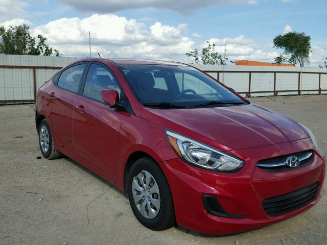 KMHCT4AE2FU854961 - 2015 HYUNDAI ACCENT GLS RED photo 1