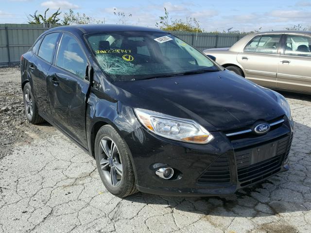 1FADP3F29EL229747 - 2014 FORD FOCUS SE BLACK photo 1