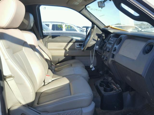 1FTRF14W89KC16173 - 2009 FORD F150 WHITE photo 5