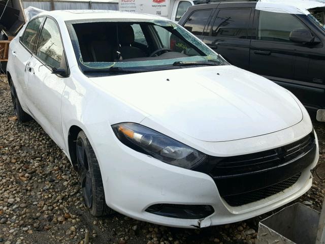 1C3CDFBB2FD165296 - 2015 DODGE DART SXT WHITE photo 1