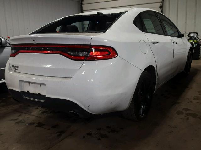 1C3CDFBB2FD165296 - 2015 DODGE DART SXT WHITE photo 4