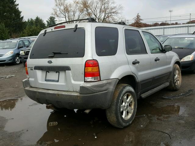 1FMCU93113KA51487 - 2003 FORD ESCAPE XLT SILVER photo 4