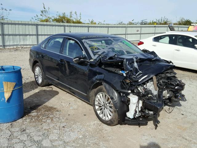 1VWBS7A32GC056712 - 2016 VOLKSWAGEN PASSAT SE BLACK photo 1