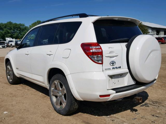 JTMBF32VX95011928 - 2009 TOYOTA RAV4 SPORT WHITE photo 3