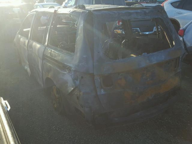 5FNRL386X5B005479 - 2005 HONDA ODYSSEY EX BURN photo 3