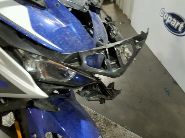 MH3RH06Y8FK005619 - 2015 YAMAHA YZFR3 BLUE photo 9