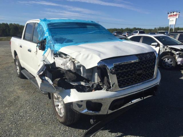 1N6AA1E55HN507015 - 2017 NISSAN TITAN SV WHITE photo 1