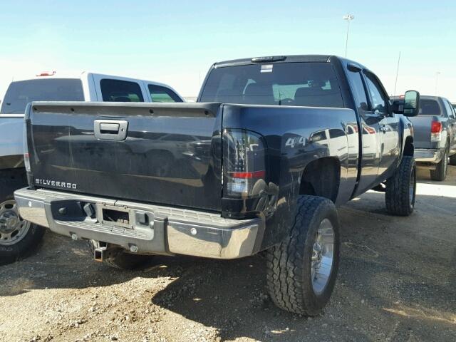 1GCRKSE74CZ240431 - 2012 CHEVROLET SILVERADO BLACK photo 4