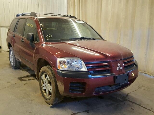 4A4MN21SX4E076244 - 2004 MITSUBISHI ENDEAVOR MAROON photo 1