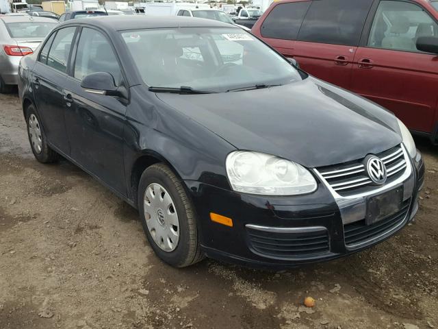 3VWGF71K77M010695 - 2007 VOLKSWAGEN JETTA BLACK photo 1