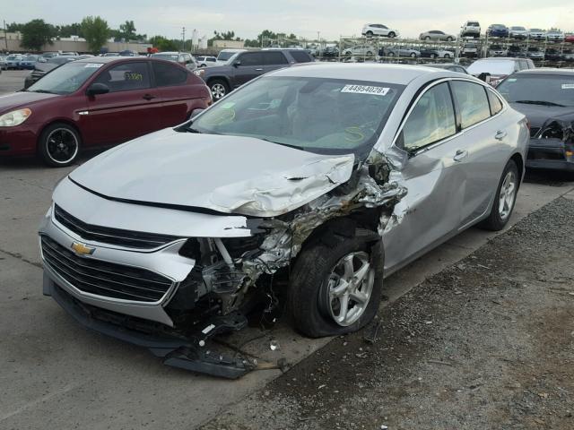 1G1ZB5ST8HF137274 - 2017 CHEVROLET MALIBU LS 银色 照片 2