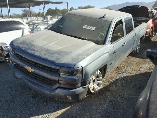 3GCPCREC2GG178379 - 2016 CHEVROLET SILVERADO BLUE photo 2