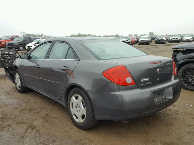 1G2ZF58B774210255 - 2007 PONTIAC G6 GRAY photo 3