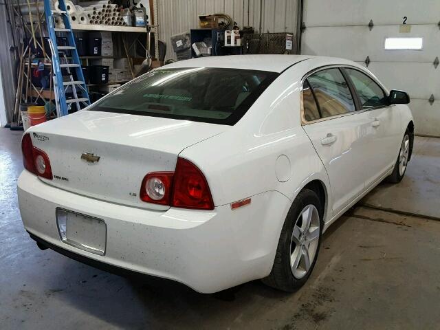 1G1ZG57B894109148 - 2009 CHEVROLET MALIBU LS თეთრი ფოტო 4