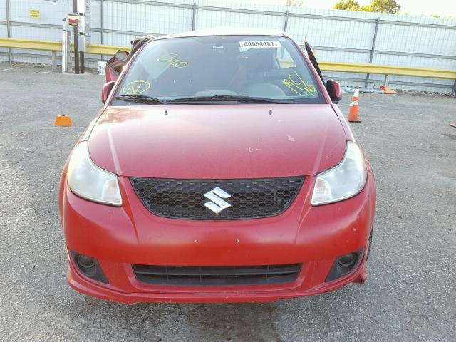 JS2YC414985104445 - 2008 SUZUKI SX4 RED photo 10