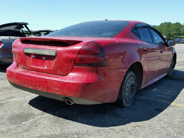 2G2WP552X71206443 - 2007 PONTIAC GRAND PRIX RED photo 4