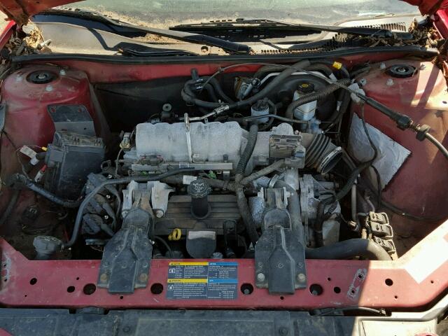2G2WP552X71206443 - 2007 PONTIAC GRAND PRIX წითელი ფოტო 7