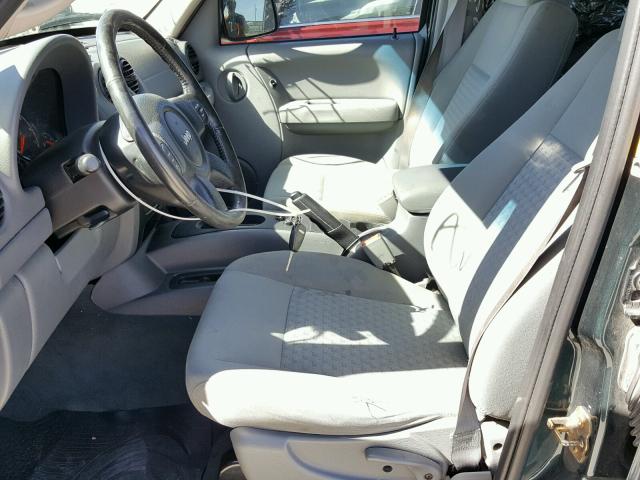 1J4GK48K56W158890 - 2006 JEEP LIBERTY SP GREEN photo 5