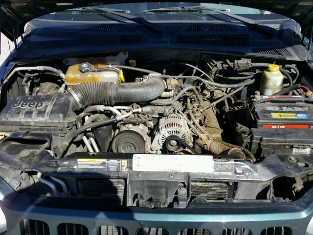 1J4GK48K56W158890 - 2006 JEEP LIBERTY SP GREEN photo 7