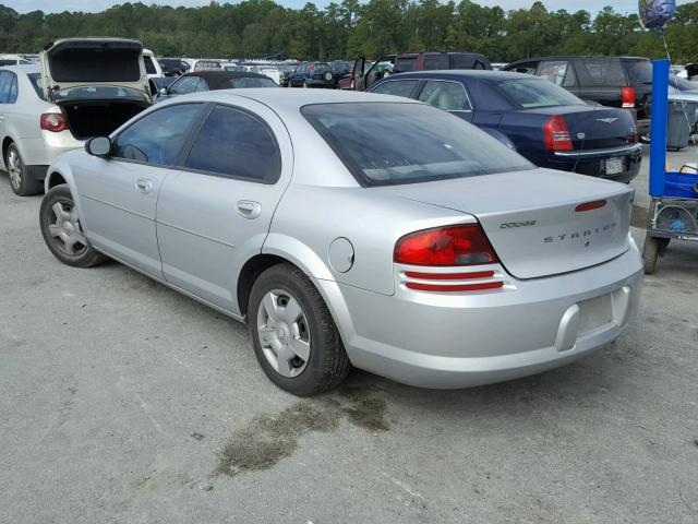 1B3EL46T86N287364 - 2006 DODGE STRATUS SILVER photo 3