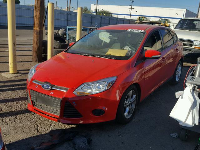 1FADP3K29DL335488 - 2013 FORD FOCUS SE RED photo 2