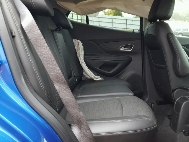 KL4CJASB4FB269351 - 2015 BUICK ENCORE BLUE photo 6