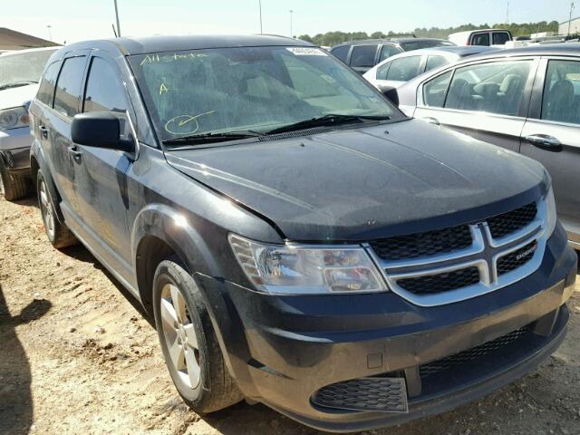 3C4PDCAB1DT587838 - 2013 DODGE JOURNEY SE BLACK photo 1