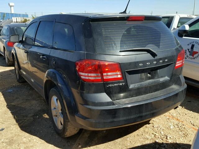 3C4PDCAB1DT587838 - 2013 DODGE JOURNEY SE BLACK photo 3