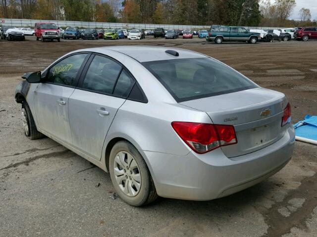 1G1PA5SH3F7141018 - 2015 CHEVROLET CRUZE LS SILVER photo 3