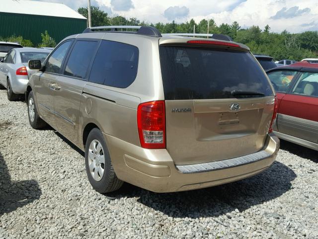 KNDMC233976039882 - 2007 HYUNDAI ENTOURAGE GOLD photo 3